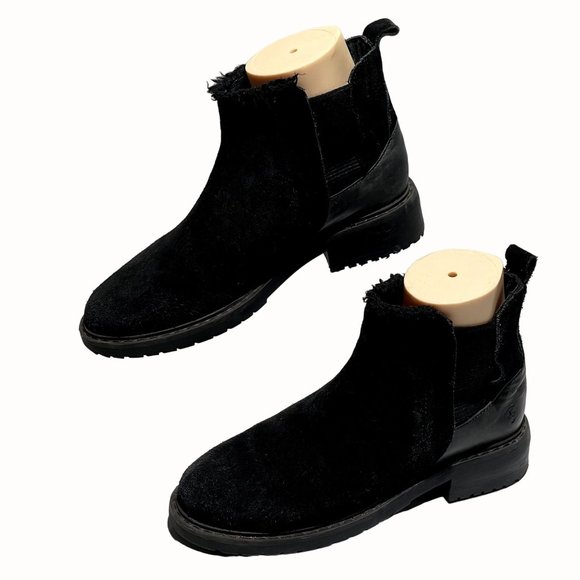 EMU‎ Australia Pioneer Teens Ankle Chelsea Boots Black Size K3 - Picture 3 of 13